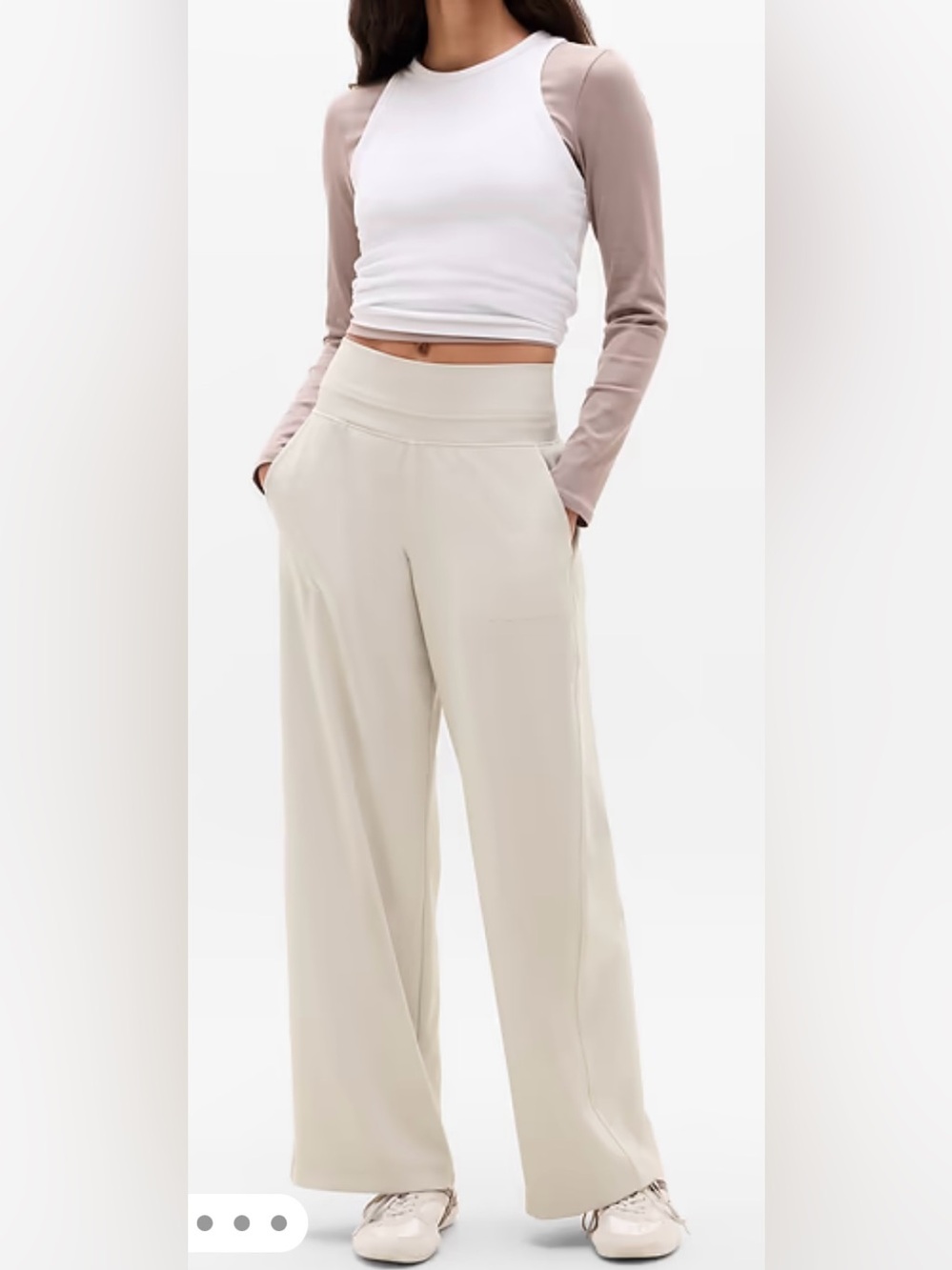 Athleta Pants Venice Flare Pant in Abalone Grey size MP